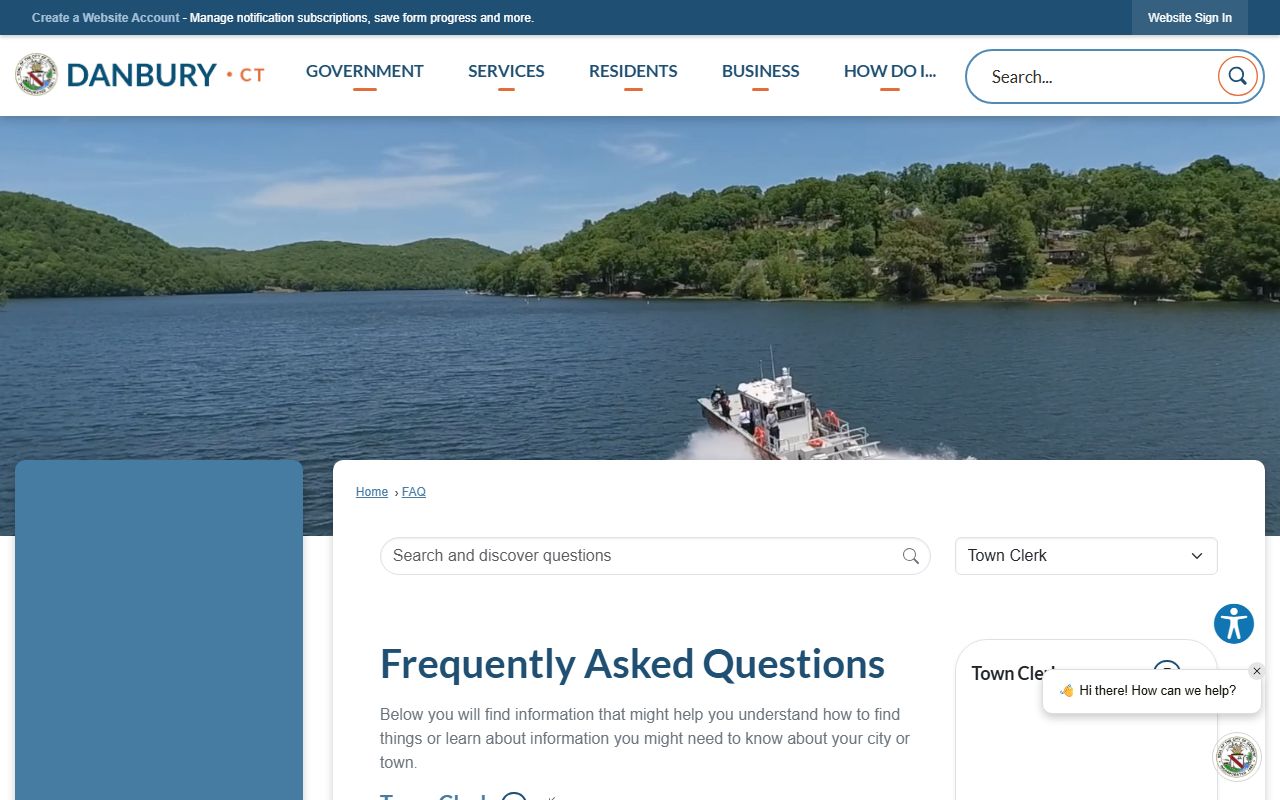Danbury property records reference image
