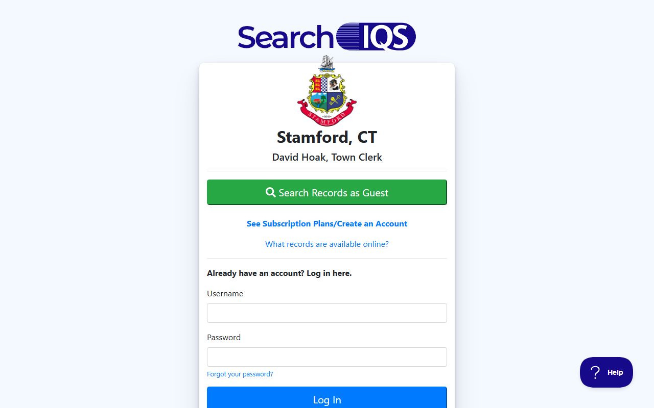 Stamford property records reference image